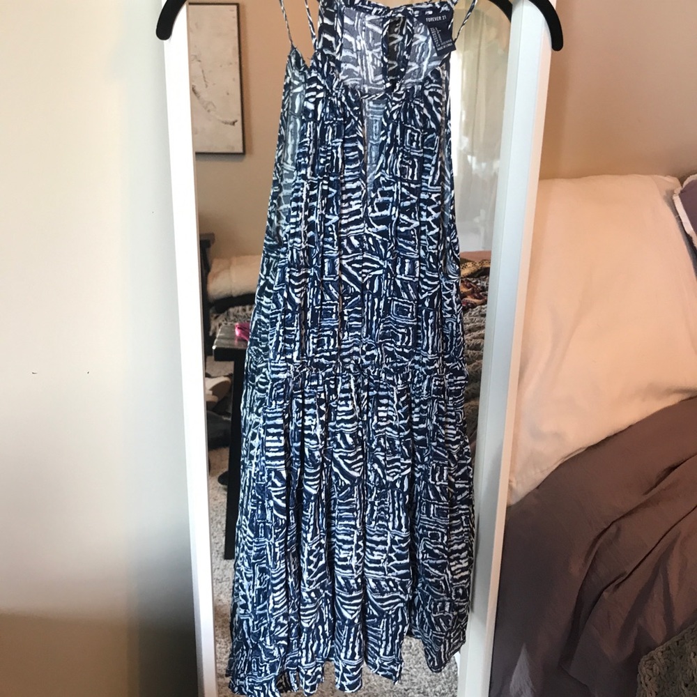 Blue dress